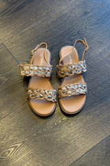 Snake Pattern Sandals