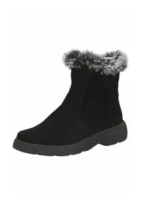 Caprice Fur Ankle Boots