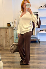 V Neckline Cardigan