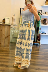 Print Pocket Trousers