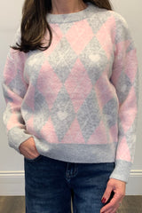 Argyle Heart Knit