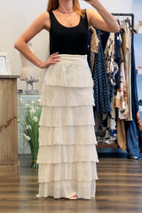 Frill Maxi Skirt