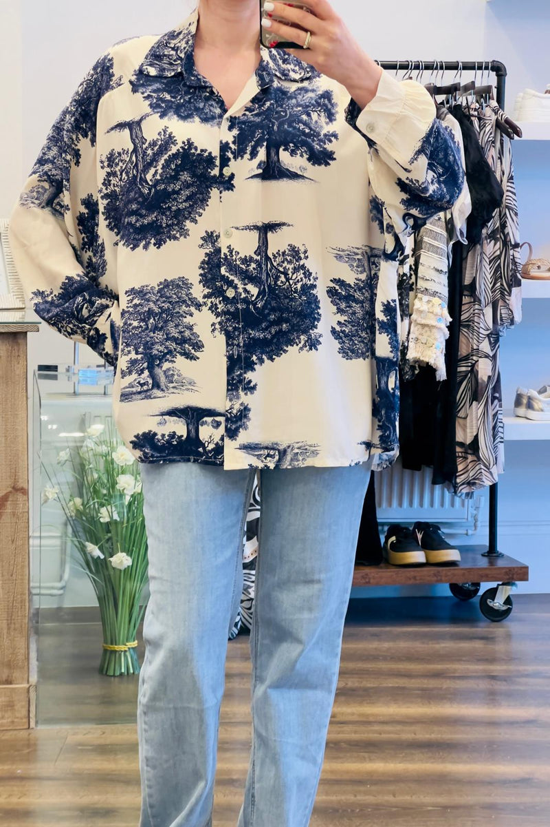 Tree Print Shirt