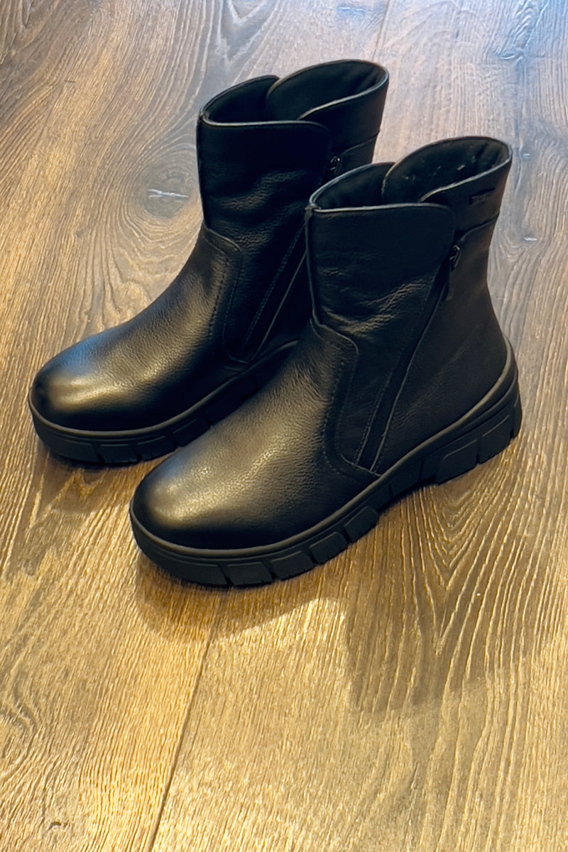 Caprice Double Zip Ankle Boot