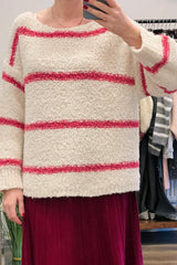 Popcorn Stripe Knit