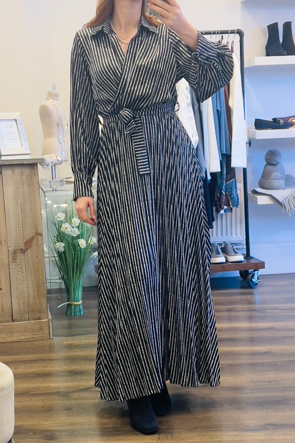 Pleated  Print Dress