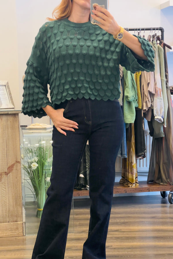 Textured Knit Top