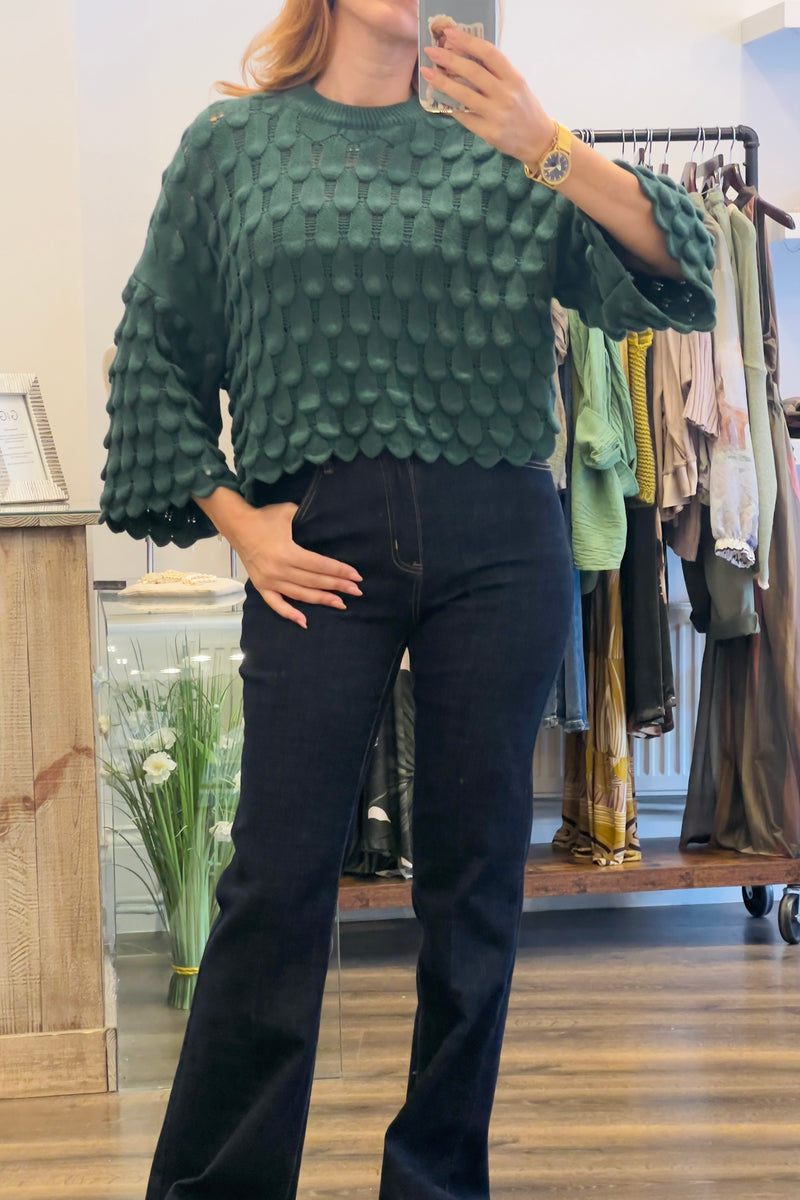 Textured Knit Top