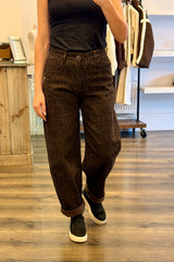 Leopard Ballon Denim Jeans