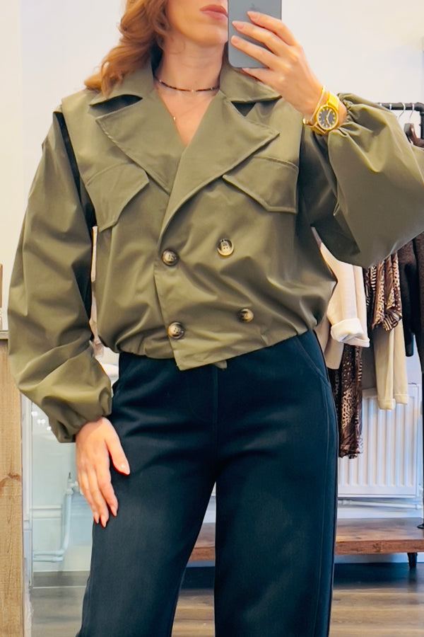 Trench Bomber Jacket