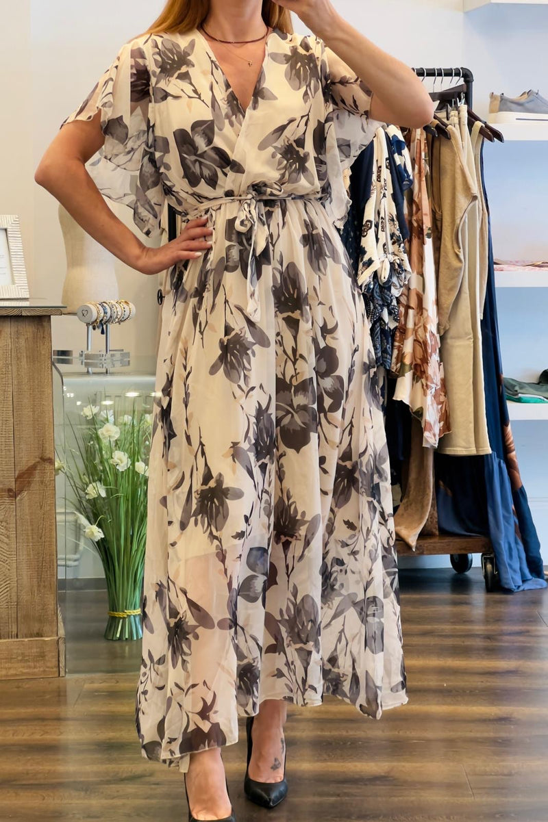 Floral Wrap Dress