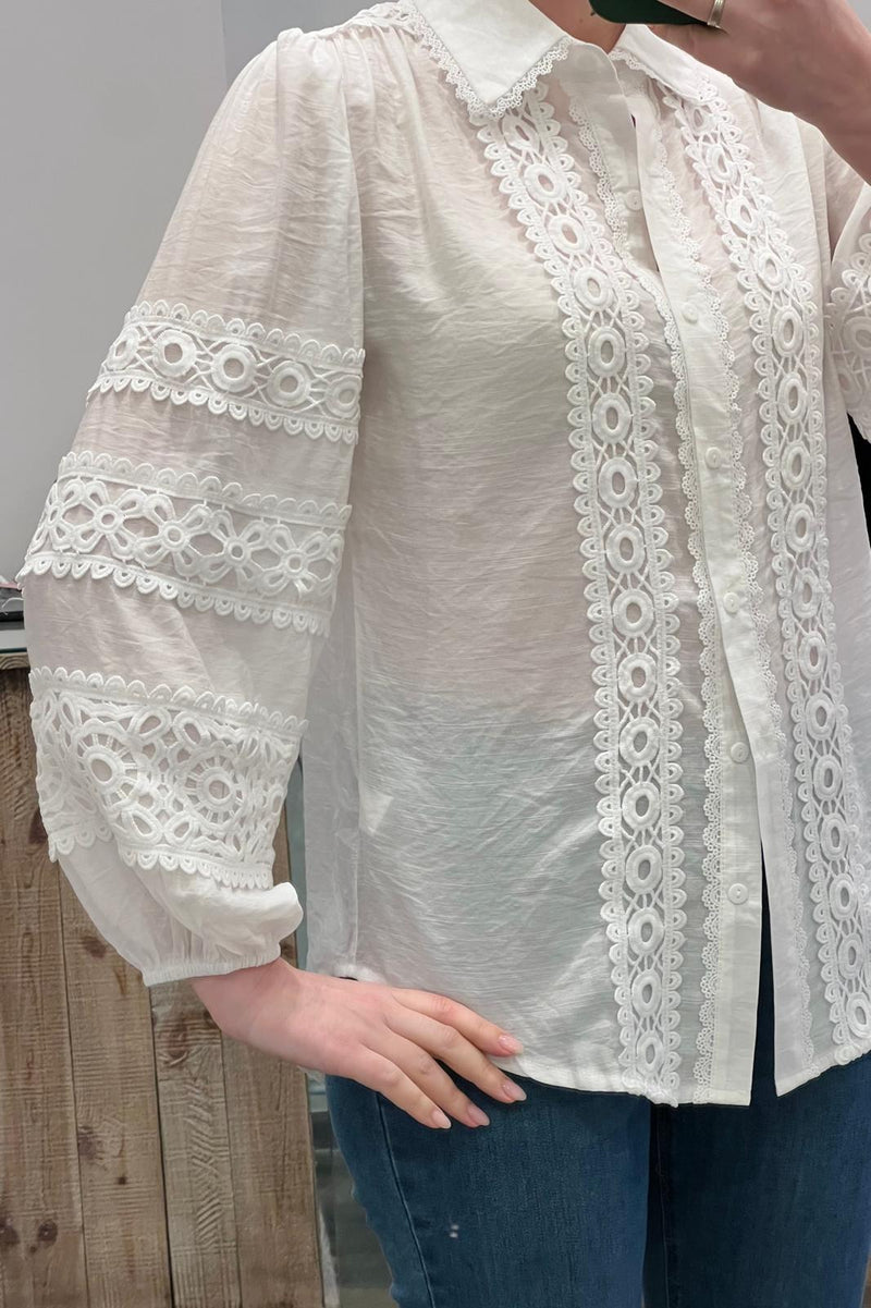 Crochet Blouse Shirt