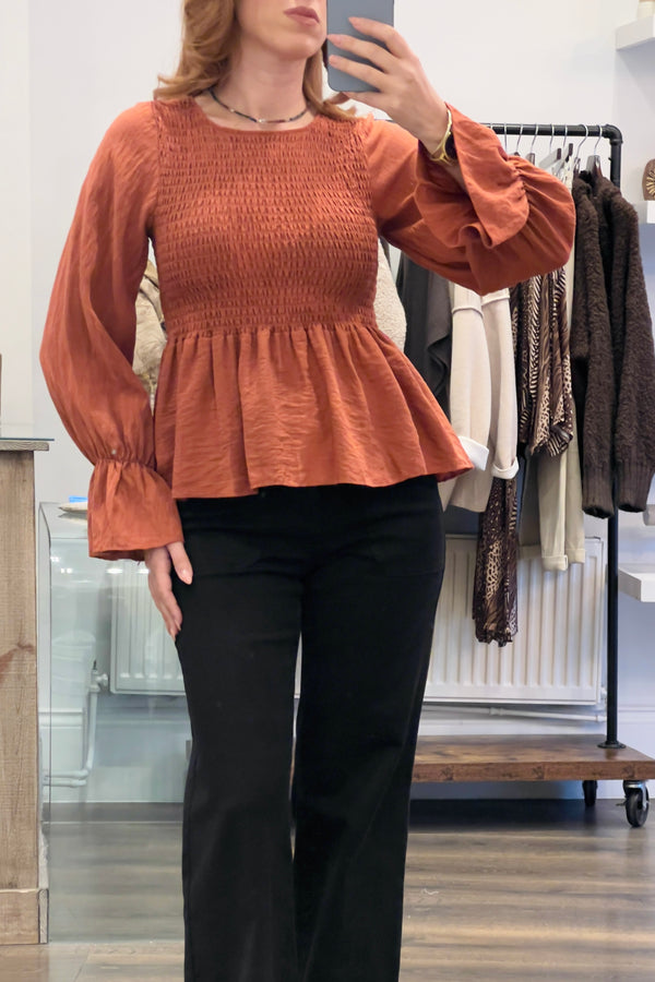 Shirred Top