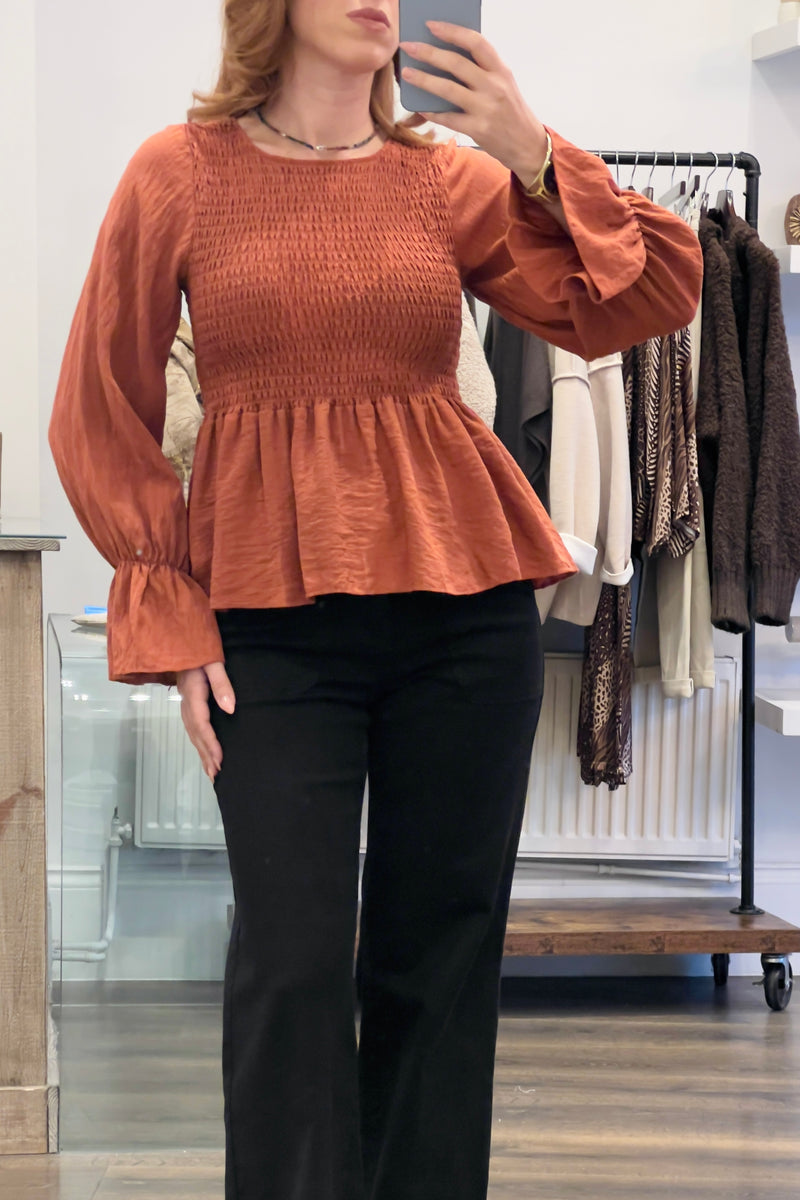 Shirred Top