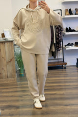 Contrast Trim Lounge Set