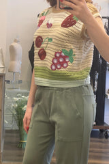 Tutti Frutti Crochet Vest Top
