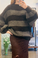 Round Neck Stripe Knit