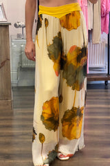 Floral Print Trousers