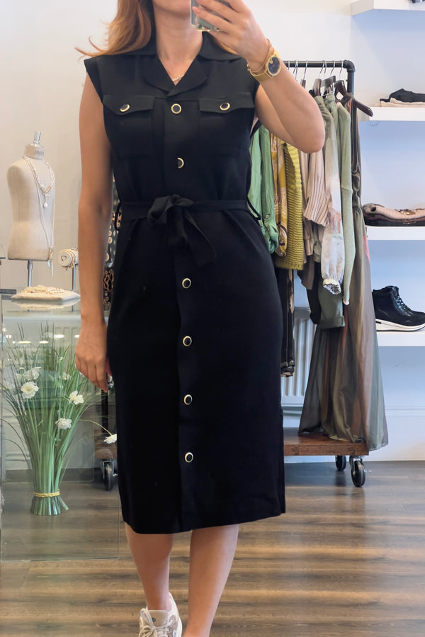 Belted Knitted Dress