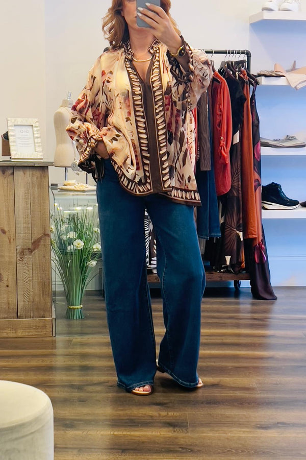 Frill Neck Blouse