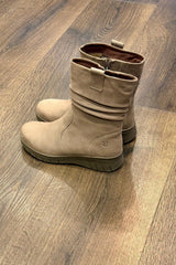 Caprice Ruched Ankle Boot