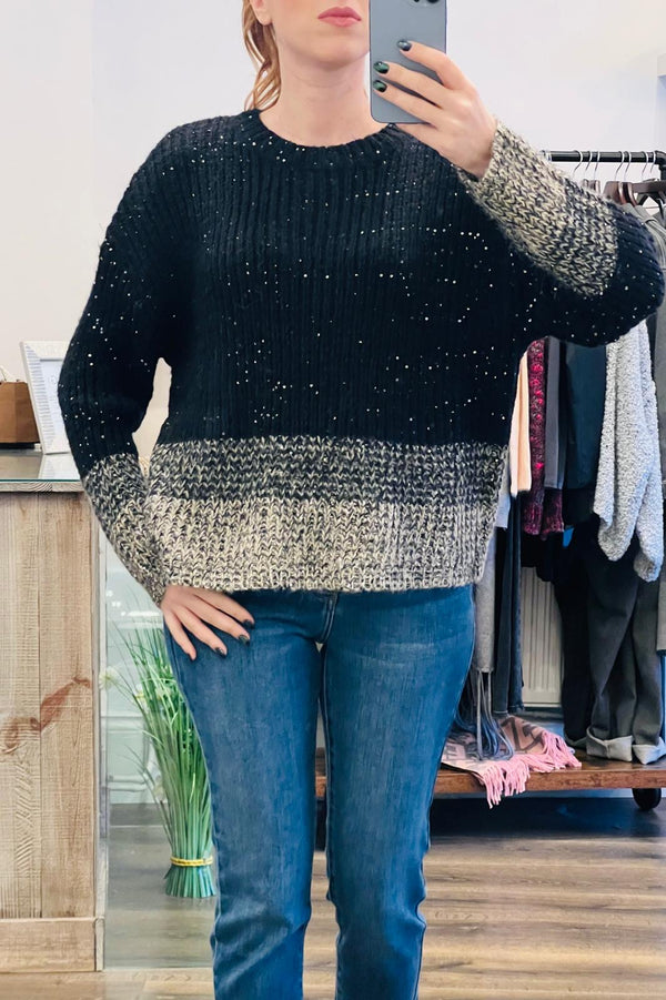 Sequin Knit Top