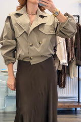 Trench Bomber Jacket