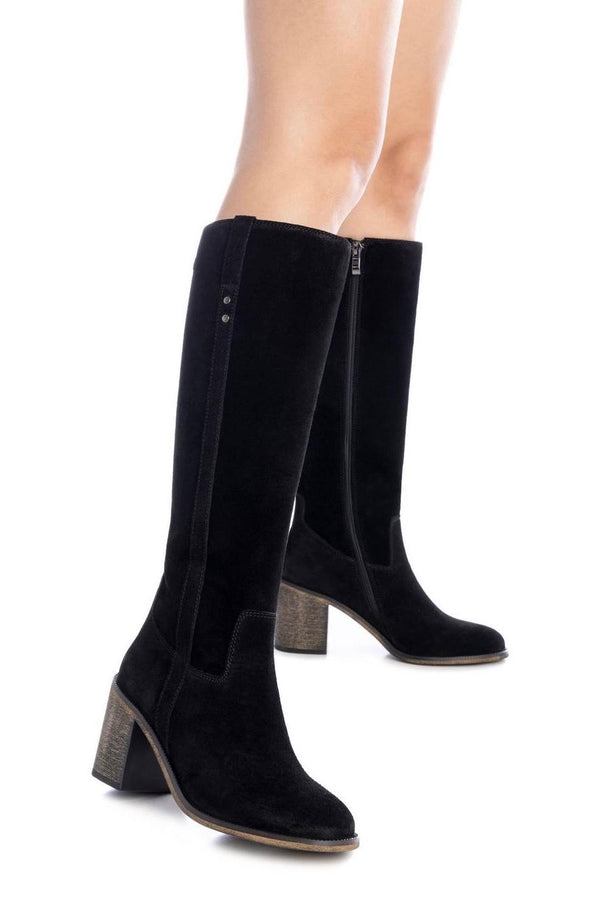 Knee High Block Heel Boot