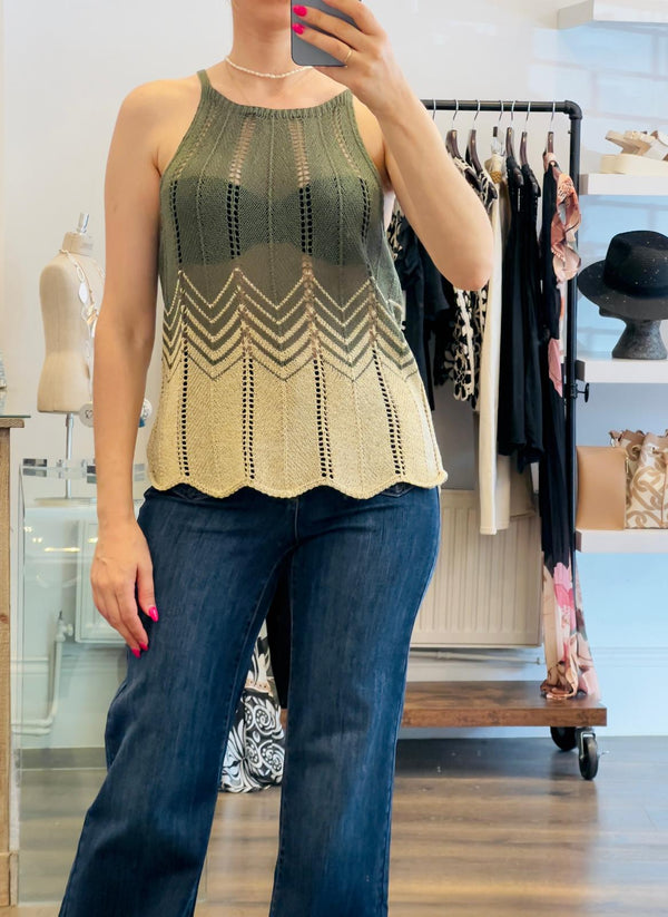 Lurex Strappy Top