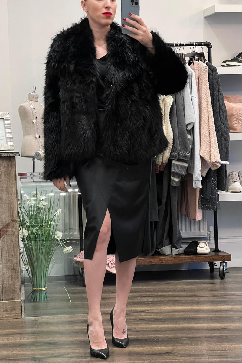 Faux Fur Short Jacket