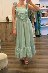 Check Frill Dress