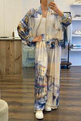 Satin Palazzo Trousers