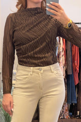 Lace Asymmetrical Top