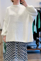 Oversize High Neck Knit