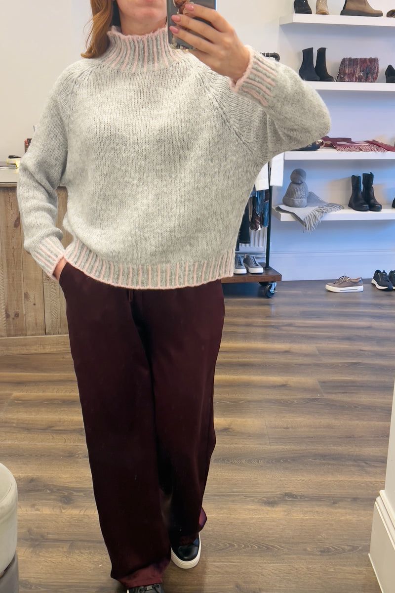 Trim Knit Jumper
