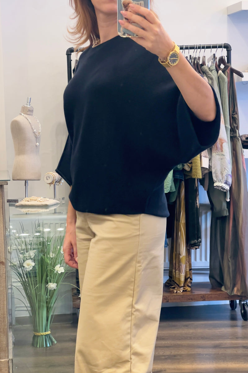 Boat Neck Soft Knit