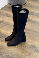 Caprice Stretch Knee High Vegan Boot