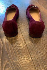 Caprice Suede Ballerina Pump