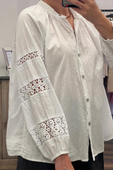 Crochet Cotton Shirt
