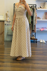 Strapless Stripe Dress