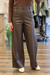 Leather Look Trousers