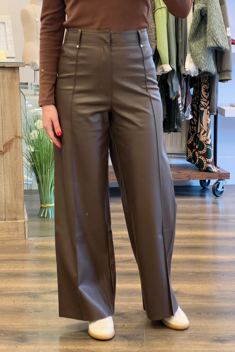 Leather Look Trousers