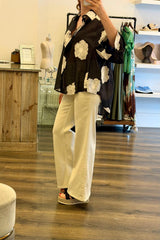 Sheer Embroidered Shirt