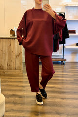 Button Loungewear Set
