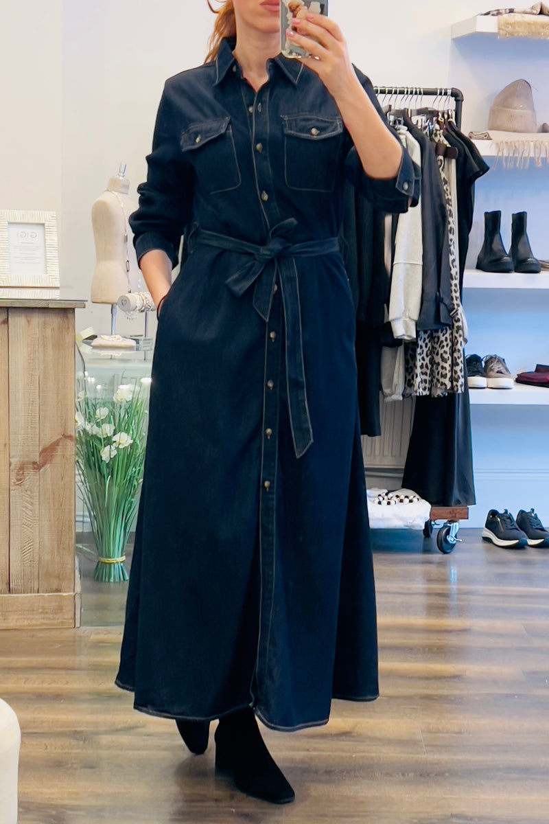 Denim Shirt Dress
