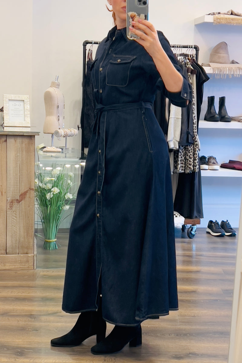 Denim Shirt Dress