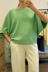 Boat Neck Soft Knit