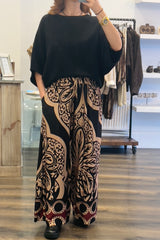 Pocket Print Trousers