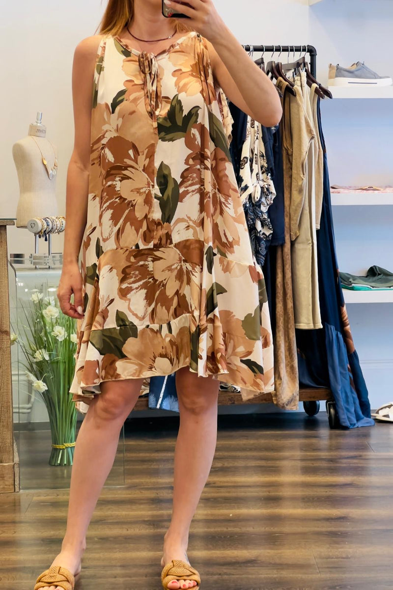 Midi Print Dress