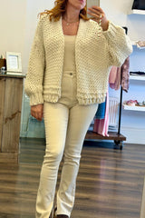Open Front Knit Jacket